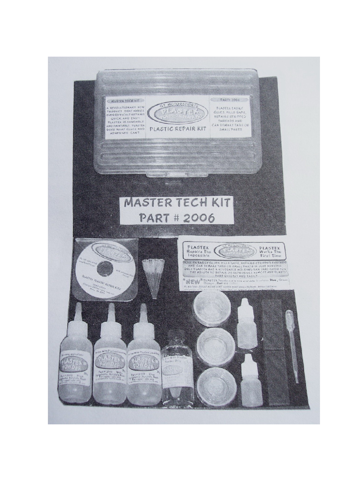 Master plastic repair kit Master plastic repair kit